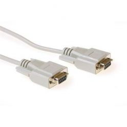   ACT Serial interlink connection cable 9 pin D-sub female to 9 pin D-sub female 5m Ivory