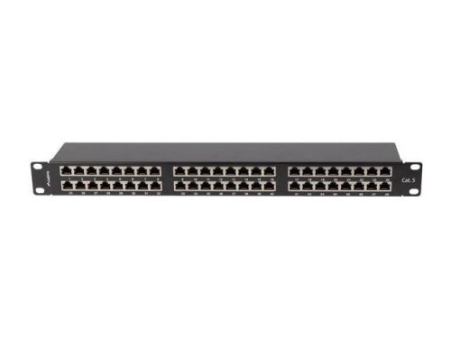 Lanberg 48-port Patch Panel 1U Black