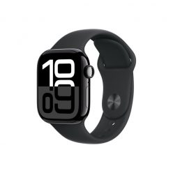   Apple Watch S10 GPS 42mm Jet Black Alu Case with Black Sport Band S/M