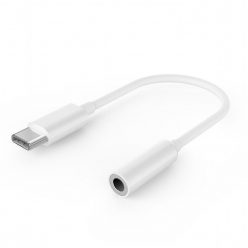   Gembird A-CM-3.5F-01 USB type-C plug to stereo 3.5 mm audio adapter cable White