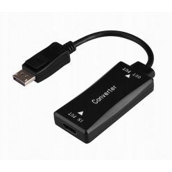   Gembird A-HDMIF30-DPM-01 Active 4K 30Hz HDMI female to DisplayPort male adapter cable 0,15m Black