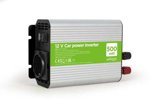 Gembird Energenie 12V Pure sine Wave Car DC-AC Power Inverter 500W