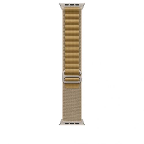 Apple Watch 49mm Loop Tan-Natural Titanium Medium