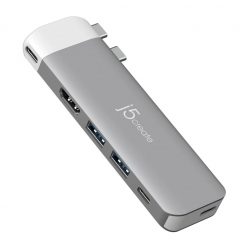 j5create JCD394-N USB-C 6K Docking Station Silver