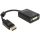 DeLock Displayport 1.1 male > DVI-I (Dual Link) (24+5) female Passive Adapter Black