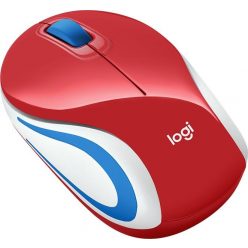 Logitech M187 Wireless Mini Mouse Red/Blue