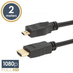 Delight HDMI kábel HDMI M - micro HDMI M 2m Black