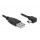 DeLock Cable USB 2.0-A male > USB mini-B 5pin male angled 3m Black