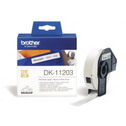   Brother DK-11203 elővágott öntapadós címke 300db/tekercs 17mm x 87mm White