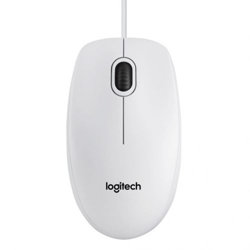 Logitech B100 Optical USB Mouse White