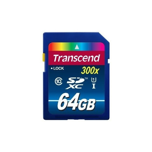 Transcend 64GB SDXC Class10 UHS-I 300x (Premium)