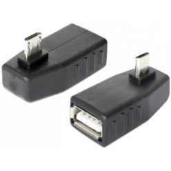   DeLock Adapter USB micro-B male > USB 2.0-A female OTG 90° angled