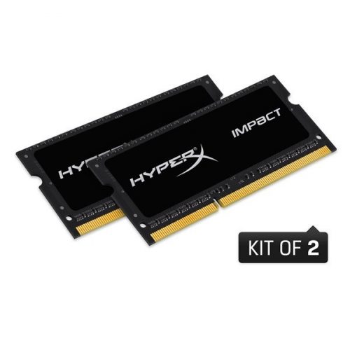 Kingston 16GB DDR3L 2133MHz Kit(2x8GB) HyperX Impact Black SODIMM