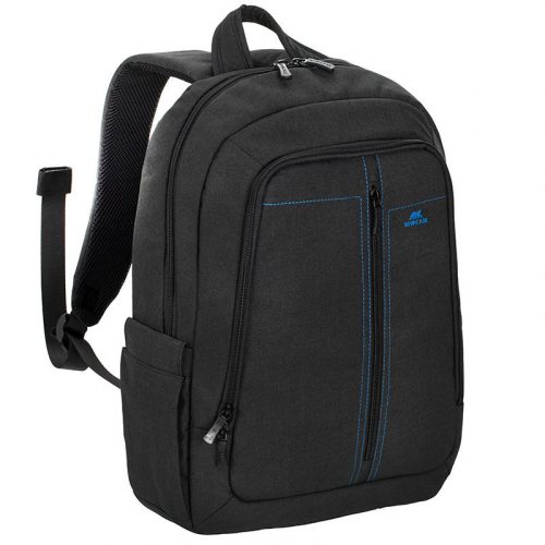 RivaCase 7560 Aspen Laptop Canvas Backpack 15,6" Black