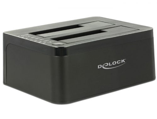 DeLock SATA to USB3.0 Dual Dockingstation klónozási funkcióval