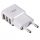 Akyga AK-CH-05 USB Adapter 100-240V/5V/3.1A 3USB White