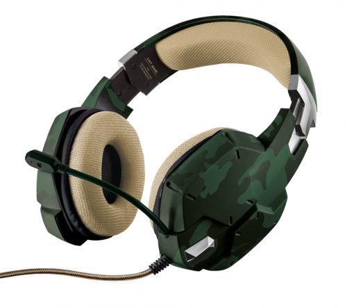 Trust GXT 322C Gaming Headset Green Camouflage