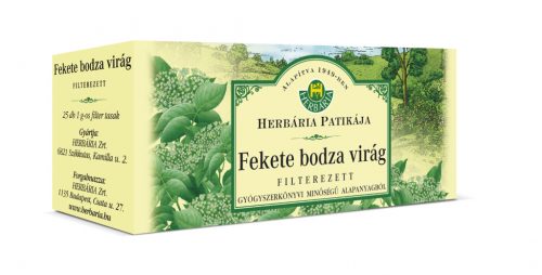 Herbária fekete bodza virág tea 25x1g 25 g