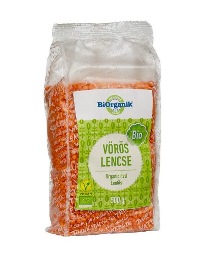 Biorganik bio vöröslencse 500 g