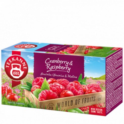 Teekanne red berries vörösáfonya-málna tea 20x2,25g 45 g