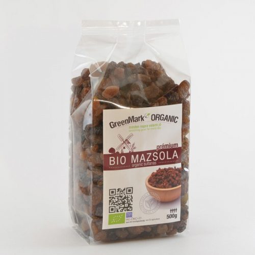 Greenmark bio mazsola 500 g