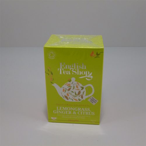 English Tea Shop bio citromfű tea gyömbér&citrus 20x1,5g 30 g