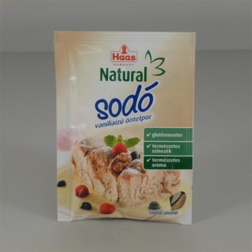 Haas natural sodó vanília ízű öntetpor 15 g