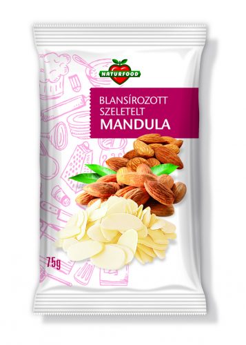 Naturfood szeletelt mandula 75 g