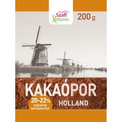   Szafi Reform holland kakaópor (20-22% kakaóvaj tartalom) 200 g