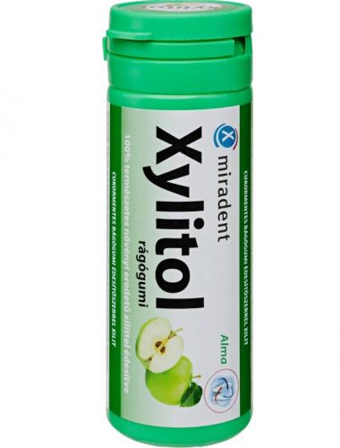 Xylitol gyerekeknek is adható rágógumi alma íz 30 db