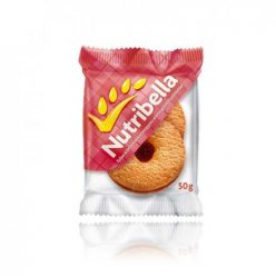   Nutribella teljes kiőrlésű keksz meggyes almás öntettel 50 g