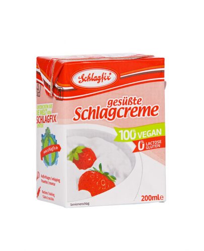 Schlagfix vegan habkrém 15% -  édesített 200 ml