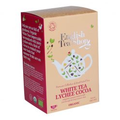   English Tea Shop bio 20 fehér tea licsivel és kakaóbabbal  20x2g   40g