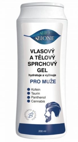 Bione tusfürdő és sampon férfiaknak 2in1 200 ml