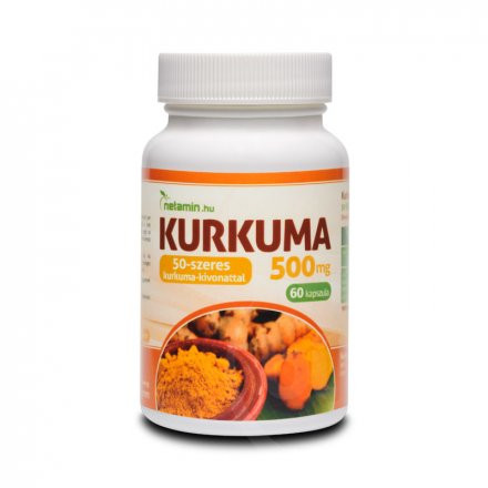 Netamin kurkuma 500mg kapszula 60 db