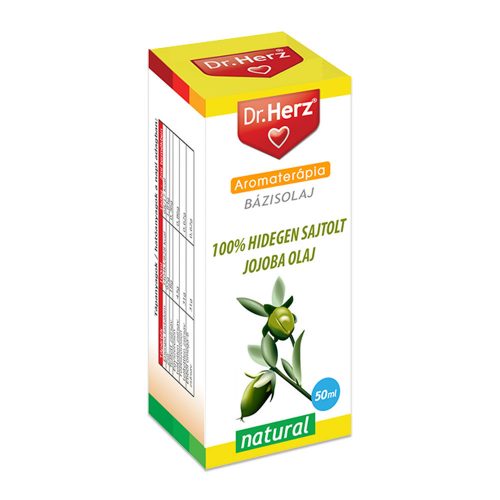 Dr.herz jojobaolaj 100% hidegen sajtolt 50 ml