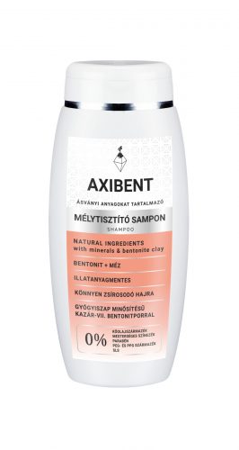 Axibent mélytisztító sampon zsíros hajtípusra 200 ml