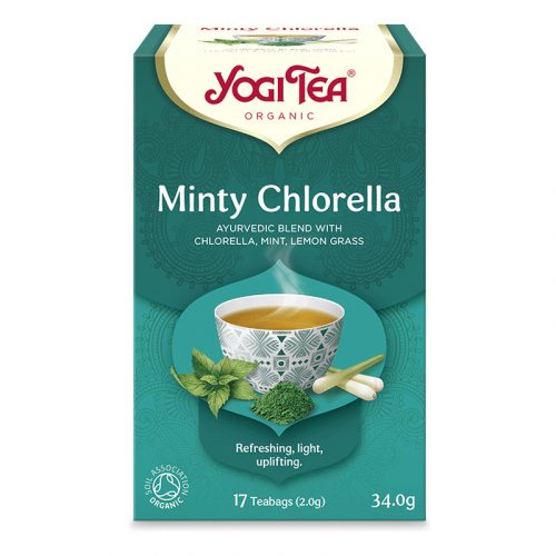 Yogi bio tea mentás tea chlorella algával 17 db 34 g