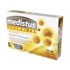 Medistus antivirus lágypasztilla méz-citrom ízben 10 db