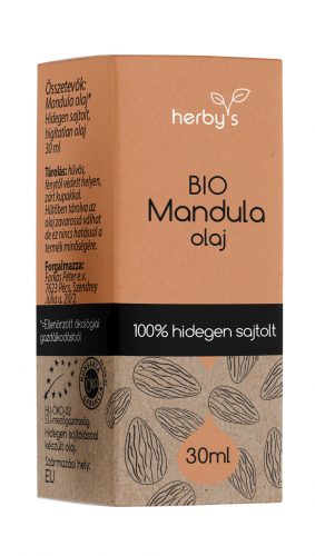 Herbys bio mandula magolaj hidegen sajtolt 30 ml