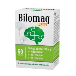   Bilomag plus 110mg gingko biloba kivonatot tartalmazó étrend-kiegészítő kapszula 60 db