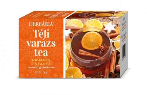 Herbária téli varázs narancs és fahéj ízű tea 20x1,5g 30 g