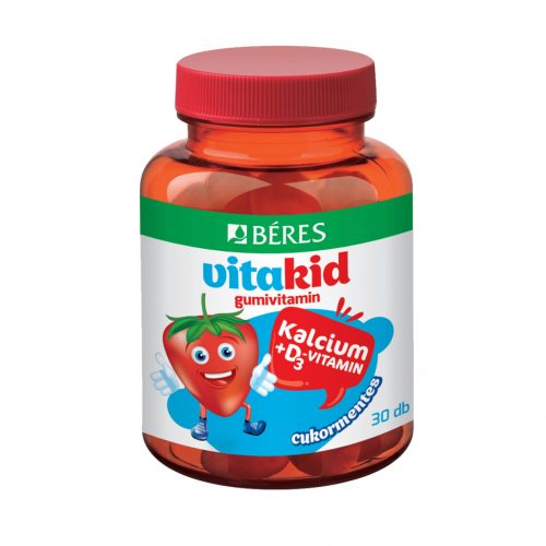 Béres vitakid kalcium+d3 vitamin gumivitamin 30 db