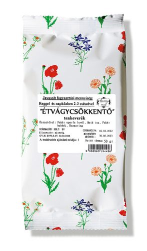 Gyógyfű étvágycsökkentő teakeverék 50 g