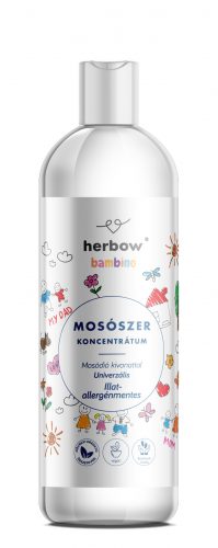 Herbow bambino folyékony mosószer koncentrátum univerzális illat és allergénmentes 1000 ml