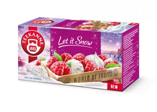 Teekanne let it snow habcsók és málna ízű gyümölcstea 20x2,25g 45 g