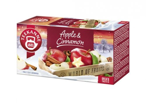 Teekanne world of fruits almás fahéjas gyümölcstea 20x2,25g 45 g