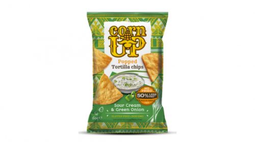 Corn Up tortilla chips hagymás tejfölös ízű 60 g