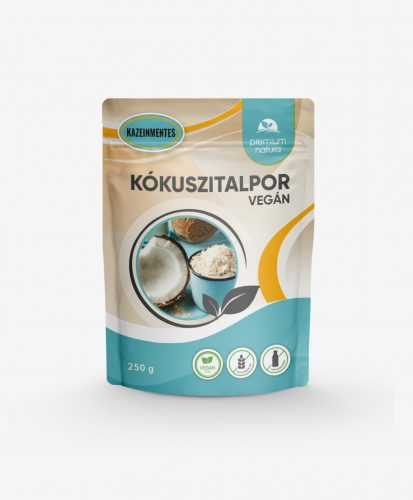 Premium Natura kókuszitalpor kazeinmentes paleo, vegán 250 g