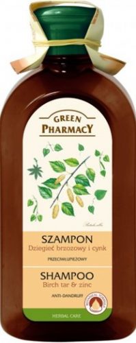 Green Pharmacy sampon korpás hajra cink és nyírfa kivonattal 350 ml